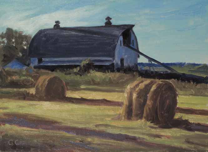 Barn With Hay